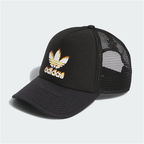 adidas Trefoil Fire Trucker Hat 